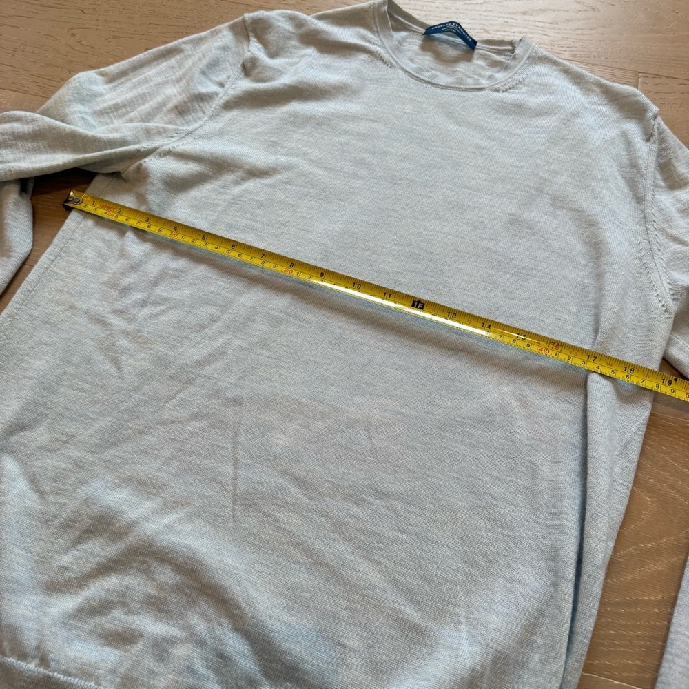 Charles Tyrwhitt Light Blue Crewneck Sweater - Picture 4 of 5